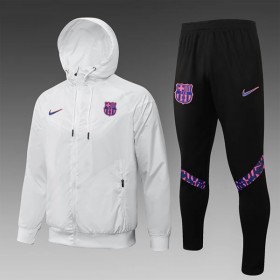 FC Barcelona Trænings Windrunner Dragt 2022-23 Hvid